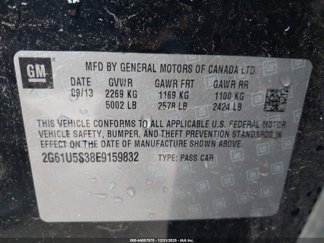 2014 CADILLAC XTS 2G61U5S38E9159832 Photo 8