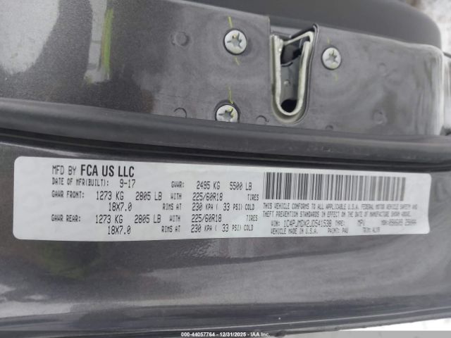 2018 JEEP CHEROKEE 1C4PJMDX2JD541538 Photo 8