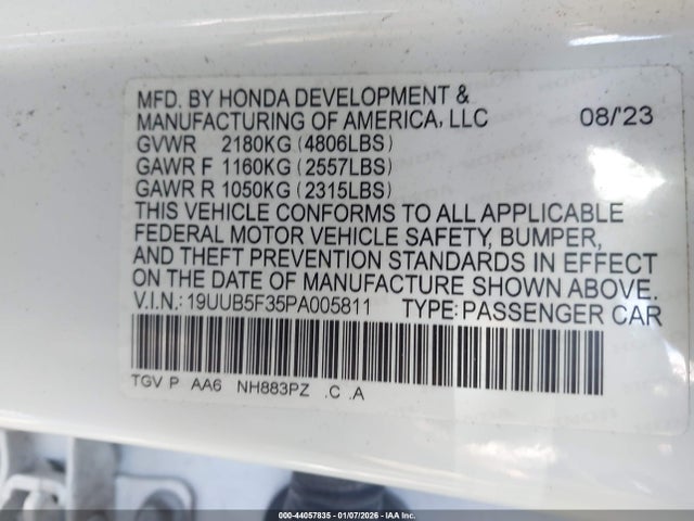 2023 ACURA TLX 19UUB5F35PA005811 Photo 8