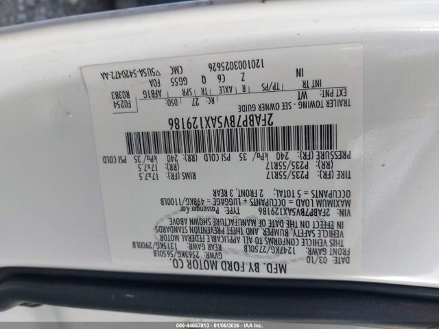 2010 FORD CROWN VICTORIA 2FABP7BV5AX129186 Photo 8