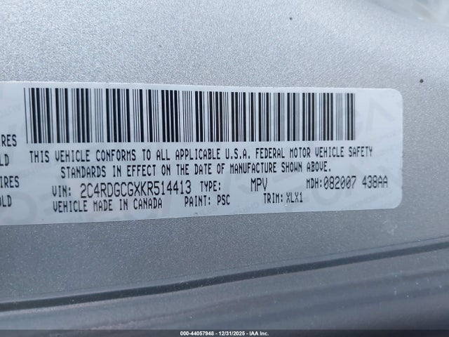 Dodge Grand Caravan Sxt 2019 2C4RDGCGXKR514413 Image 9