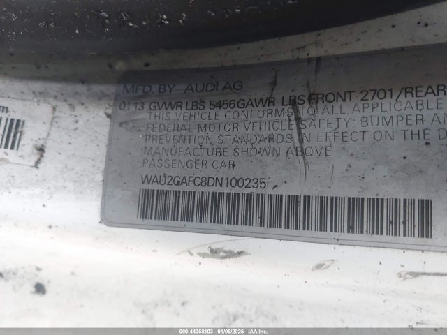 2013 AUDI A7 WAU2GAFC8DN100235 Photo 8