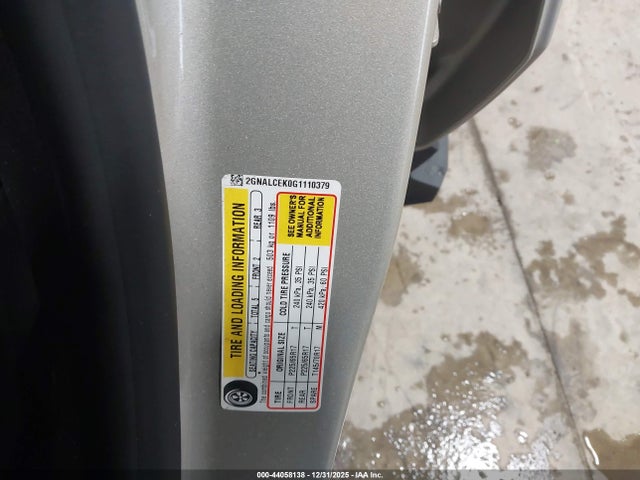 Продаж на аукціоні авто 2016 Chevrolet Equinox Lt, vin: 2GNALCEK0G1110379, номер лоту: 44058138