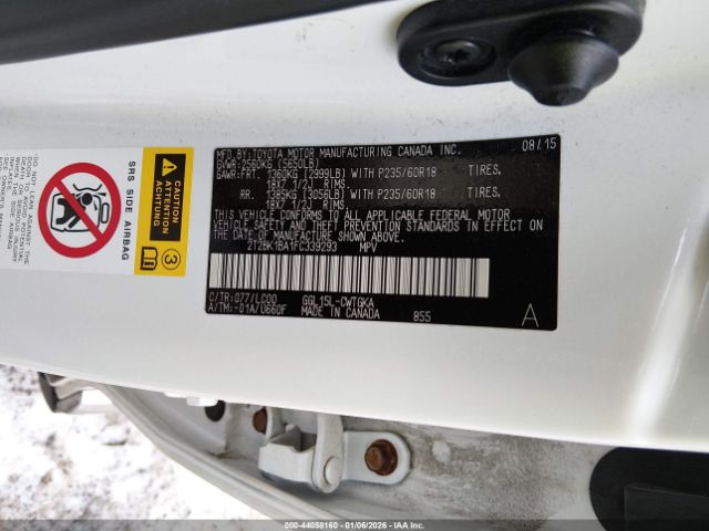 2015 LEXUS RX 350 2T2BK1BA1FC339293 Photo 8