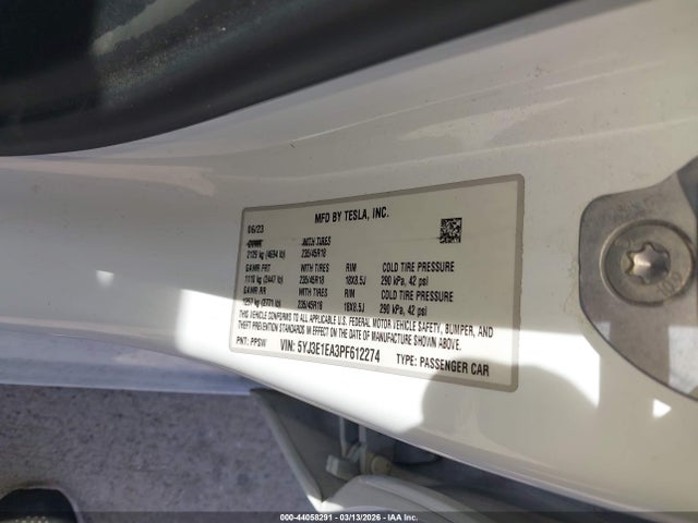 Aukcja sprzedaży 2023 Tesla Model 3 Rear-wheel Drive, vin: 5YJ3E1EA3PF612274, numer aukcji: 44058291