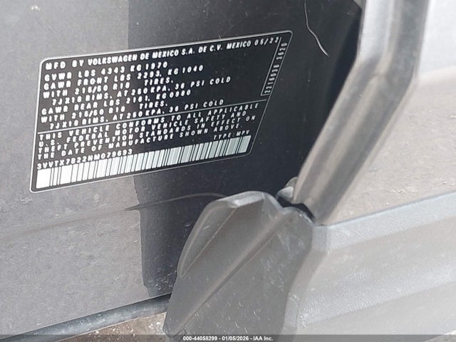 2022 VOLKSWAGEN TAOS 3VVTX7B22NM079693 Photo 8