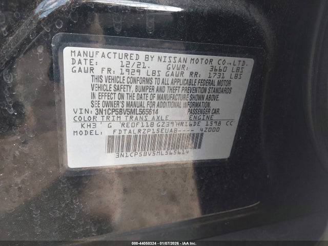Nissan Kicks S Xtronic Cvt 2021 3N1CP5BV5ML565614 Image 9