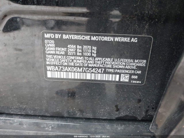WBA73AK06M7G54247 BMW 228i Gran Coupe Xdrive