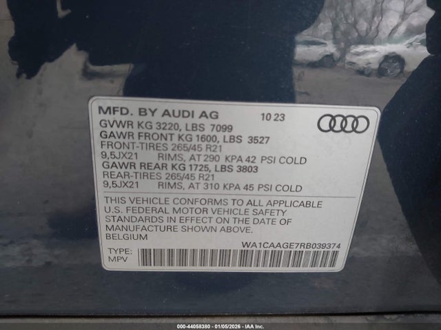 2024 AUDI Q8 E-TRON WA1CAAGE7RB039374 Photo 8