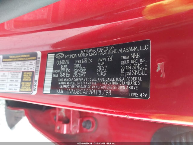 Hyundai TUCSON SEL 2023 5NMJBCAE9PH185198 Image 9