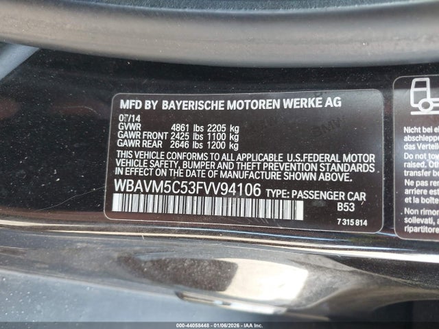 WBAVM5C53FVV94106 BMW X1 Xdrive35i