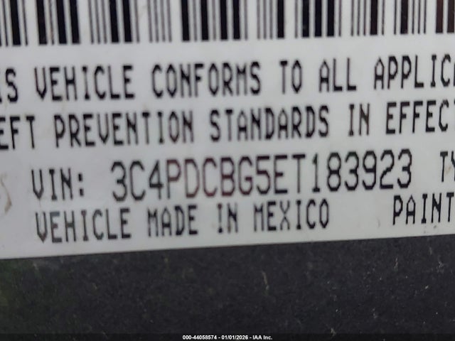 3C4PDCBG5ET183923 Dodge Journey Sxt