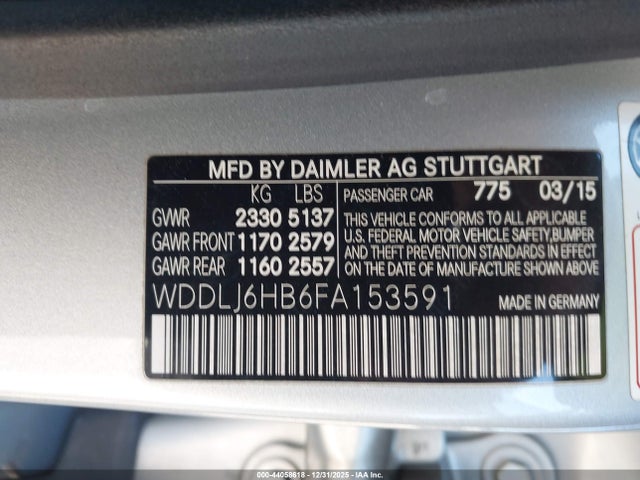 2015 MERCEDES-BENZ CLS 400 WDDLJ6HB6FA153591 Photo 8