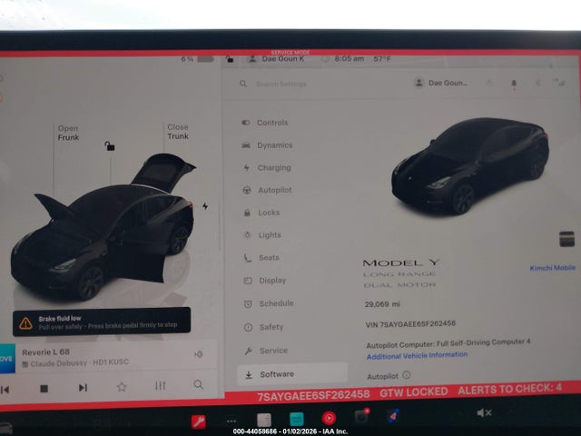 2025 TESLA MODEL Y 7SAYGAEE6SF262458 Photo 6