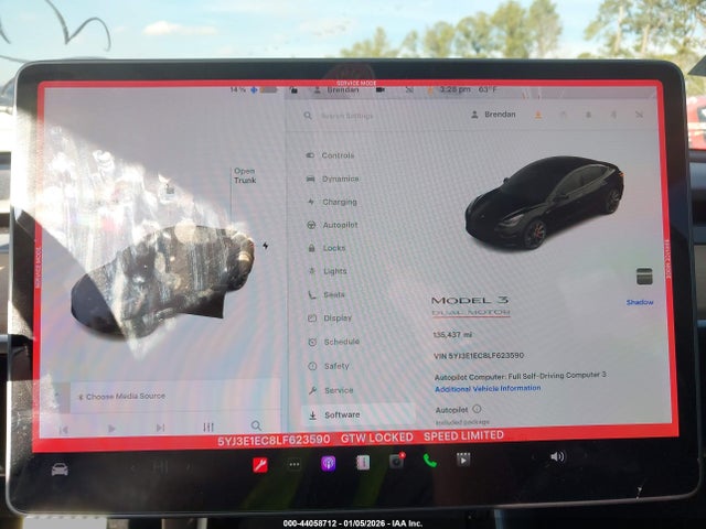 2020 TESLA MODEL 3 5YJ3E1EC8LF623590 Photo 6