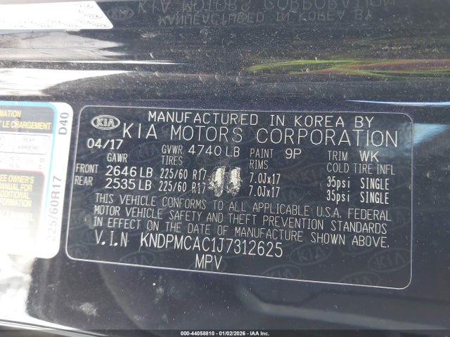 2018 KIA SPORTAGE KNDPMCAC1J7312625 Photo 8