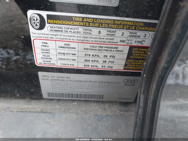 2010 AUDI A3 WAUDFAFM2AA020680 Photo 8