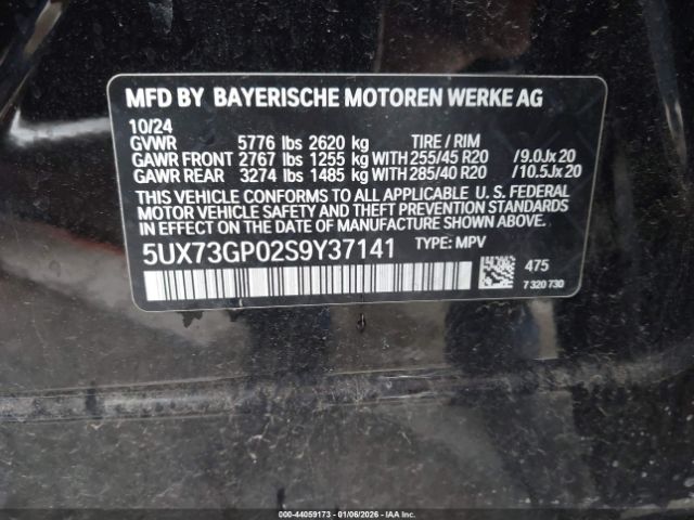 2025 BMW X3 5UX73GP02S9Y37141 Photo 8