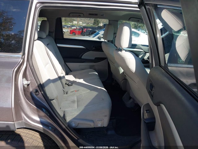 5TDZZRFH9KS307374 Toyota Highlander Le