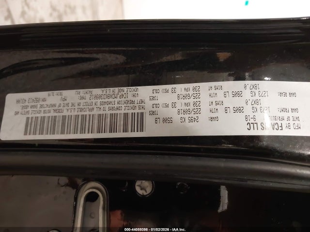1C4PJMDX8KD309012 Jeep Cherokee Limited 4x4