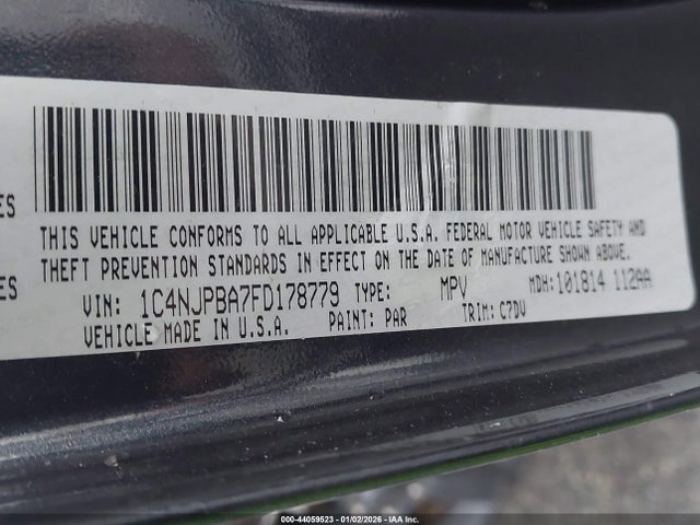 2015 JEEP PATRIOT 1C4NJPBA7FD178779 Photo 8