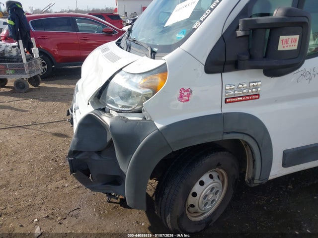 44059539 :رقم المزاد ، 3C6TRVDG2HE518533 vin ، 2017 Ram Promaster 2500 High Roof 159 Wb مزاد بيع