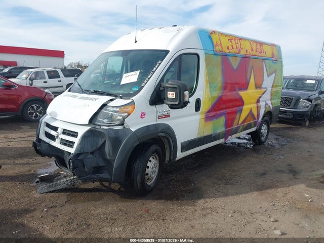44059539 :رقم المزاد ، 3C6TRVDG2HE518533 vin ، 2017 Ram Promaster 2500 High Roof 159 Wb مزاد بيع