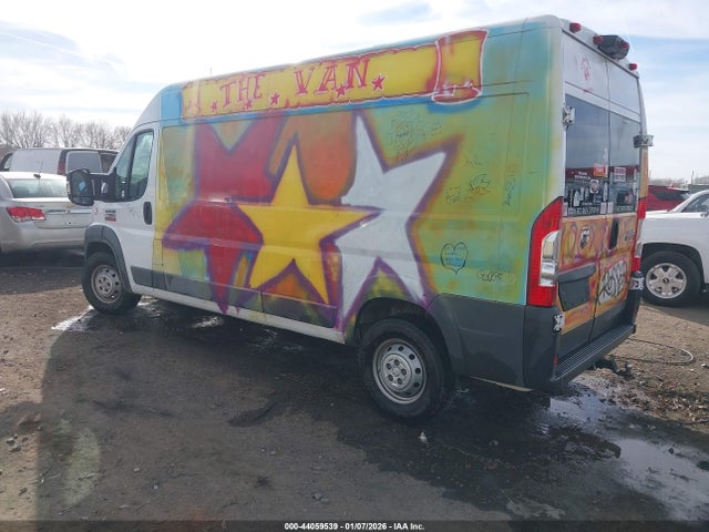 44059539 :رقم المزاد ، 3C6TRVDG2HE518533 vin ، 2017 Ram Promaster 2500 High Roof 159 Wb مزاد بيع