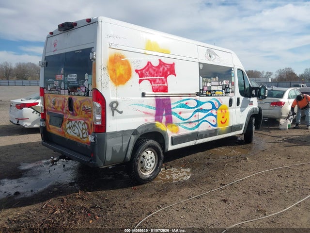 44059539 :رقم المزاد ، 3C6TRVDG2HE518533 vin ، 2017 Ram Promaster 2500 High Roof 159 Wb مزاد بيع