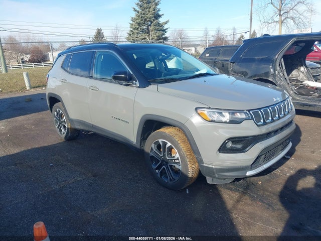 Aukcja sprzedaży 2022 Jeep Compass Limited 4x4, vin: 3C4NJDCB7NT105216, numer aukcji: 44059771