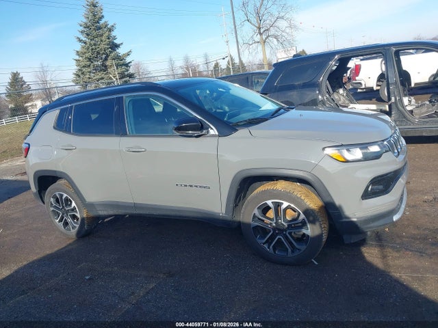 Aukcja sprzedaży 2022 Jeep Compass Limited 4x4, vin: 3C4NJDCB7NT105216, numer aukcji: 44059771