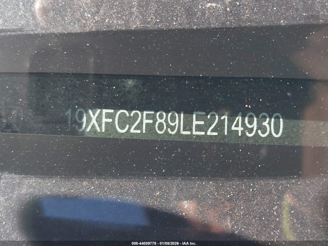 Продаж на аукціоні авто 2020 Honda Civic Sport, vin: 19XFC2F89LE214930, номер лоту: 44059778