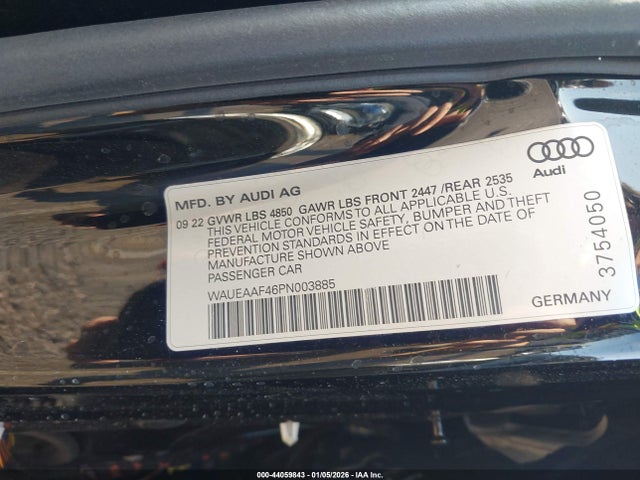 2023 AUDI A4 WAUEAAF46PN003885 Photo 8