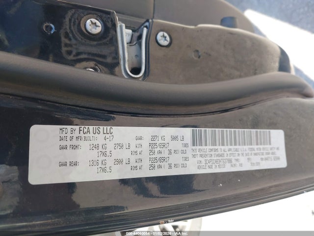 44060054 :رقم المزاد ، 3C4PDCAB3HT637886 vin ، 2017 Dodge Journey Se مزاد بيع