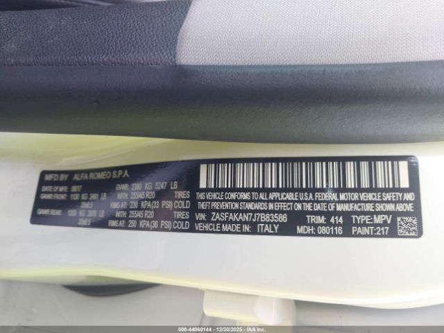 2018 ALFA ROMEO STELVIO ZASFAKAN7J7B83586 Photo 8