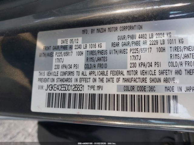 2013 MAZDA CX-5 JM3KE4CE5D0126831 Photo 8