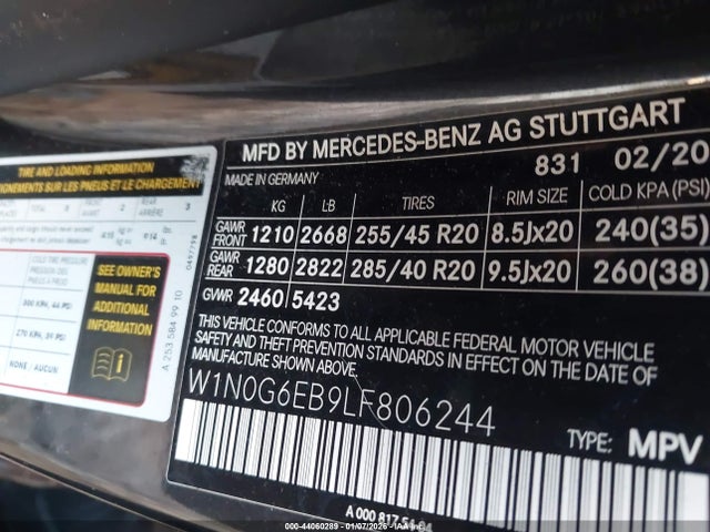 2020 MERCEDES-BENZ AMG GLC 43 W1N0G6EB9LF806244 Photo 8