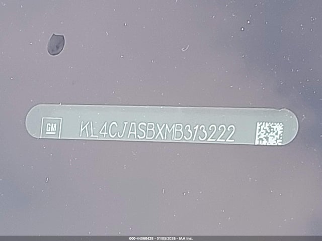 2021 Buick Encore Fwd Preferred მანქანა იყიდება აუქციონზე, vin: KL4CJASBXMB313222, აუქციონის ნომერი: 44060428