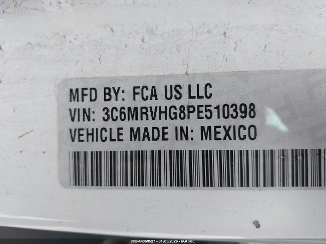 2023 RAM PROMASTER 3500 3C6MRVHG8PE510398 Photo 8