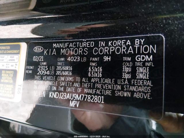 2021 KIA SOUL KNDJ23AU9M7782801 Photo 8