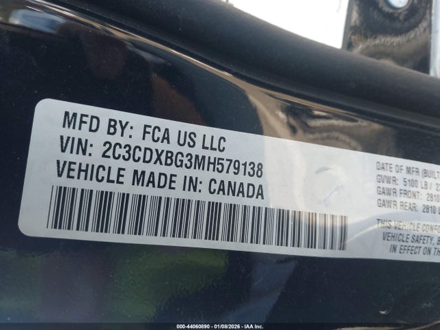 2021 DODGE CHARGER 2C3CDXBG3MH579138 Photo 8
