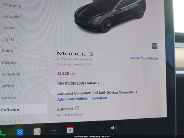 2020 TESLA MODEL 3 5YJ3E1EB8LF649467 Photo 6