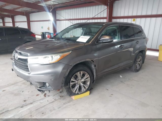 2015 TOYOTA HIGHLANDER 5TDJKRFH3FS161996 Photo 1
