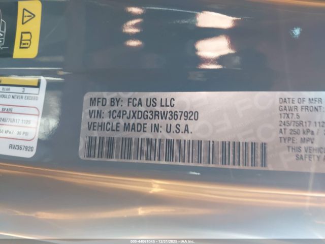 2024 JEEP WRANGLER 1C4PJXDG3RW367920 Photo 8