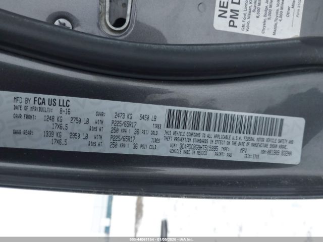 2017 DODGE JOURNEY 3C4PDCBG9HT515995 Photo 8