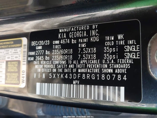 KIA Sportage Sx 2024 5XYK43DF8RG180784 Image 9