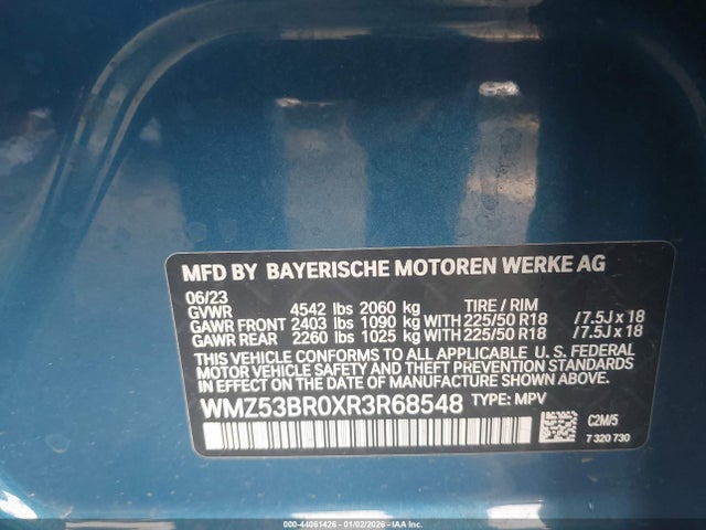 WMZ53BR0XR3R68548 Mini Countryman Cooper S