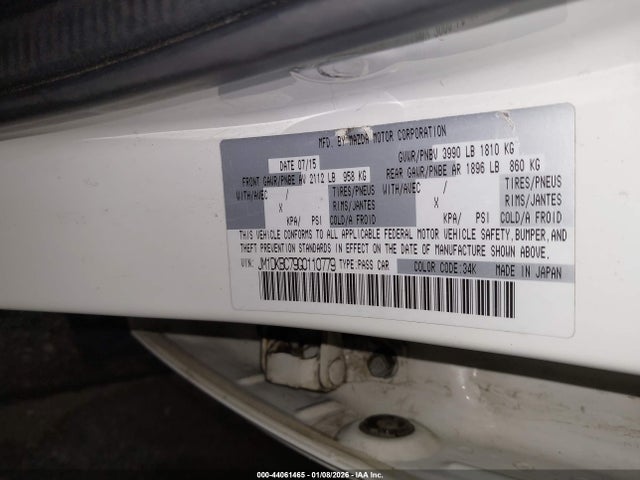 Aukcja sprzedaży 2016 Mazda Cx-3 Touring, vin: JM1DKBC79G0110779, numer aukcji: 44061465