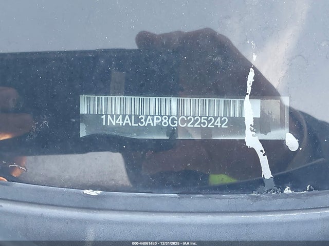 1N4AL3AP8GC225242 Nissan Altima 2.5/2.5 S/2.5 Sl/2.5 Sr/2.5 Sv