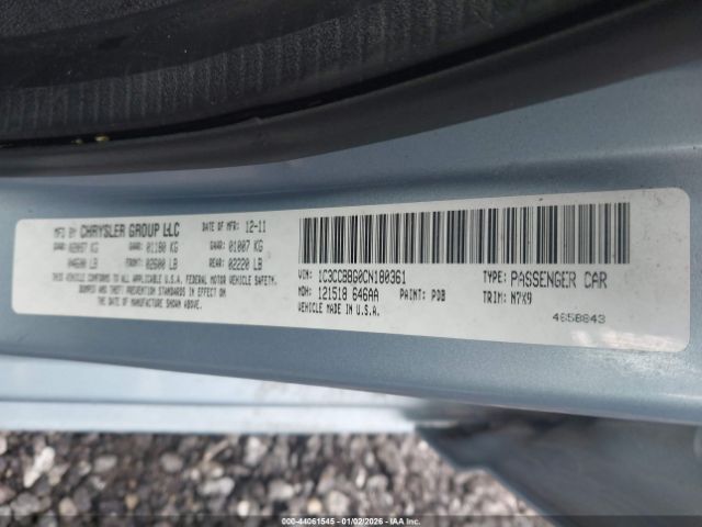 2012 CHRYSLER 200 1C3CCBBG0CN180361 Photo 8